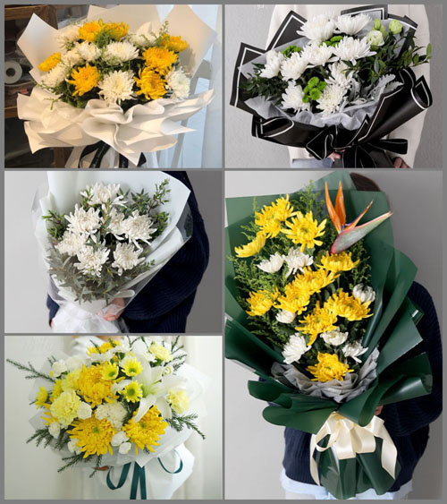 福建福州长乐市玉田镇白事花束代送